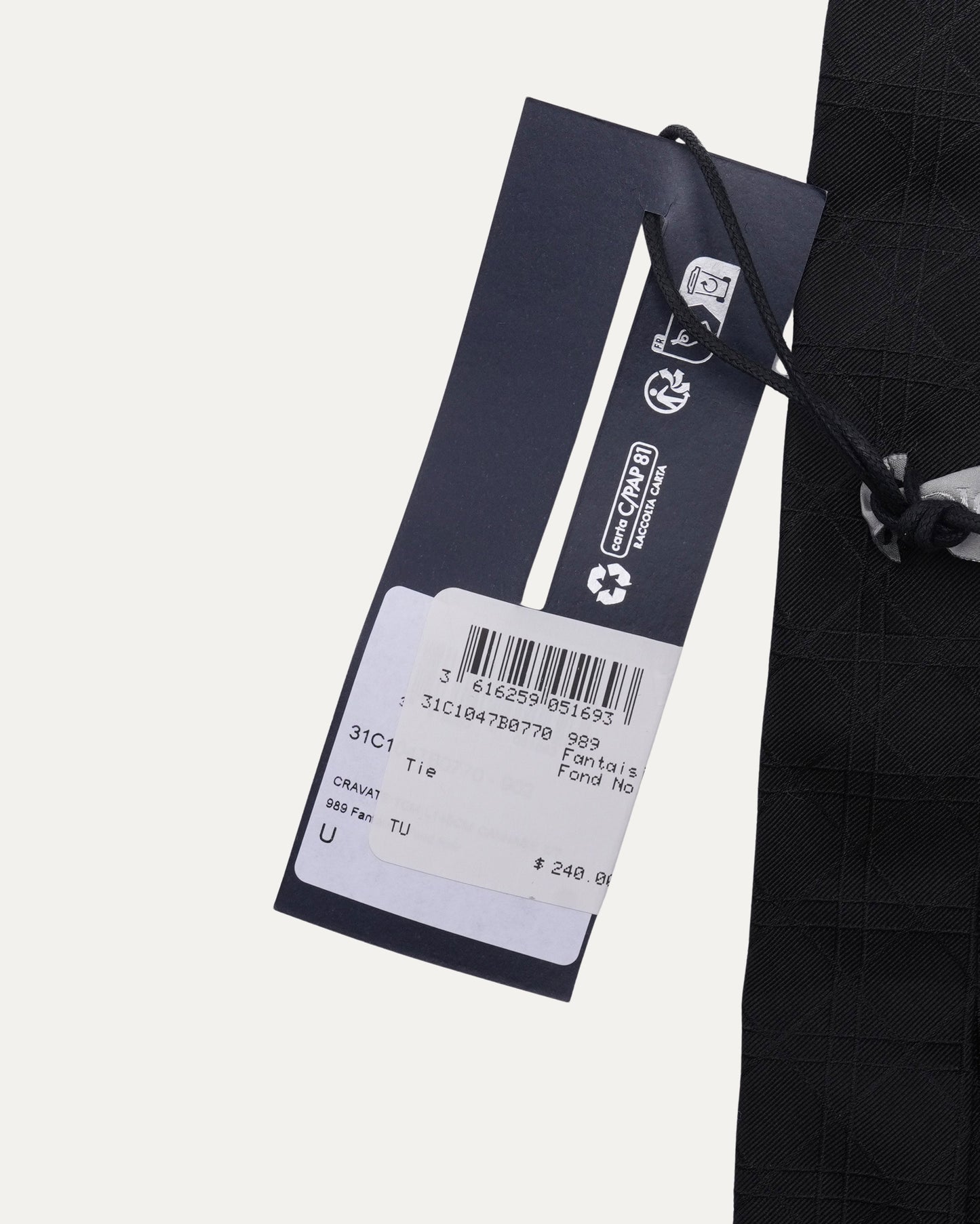Monogram Tie