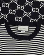Striped Monogram Sweater