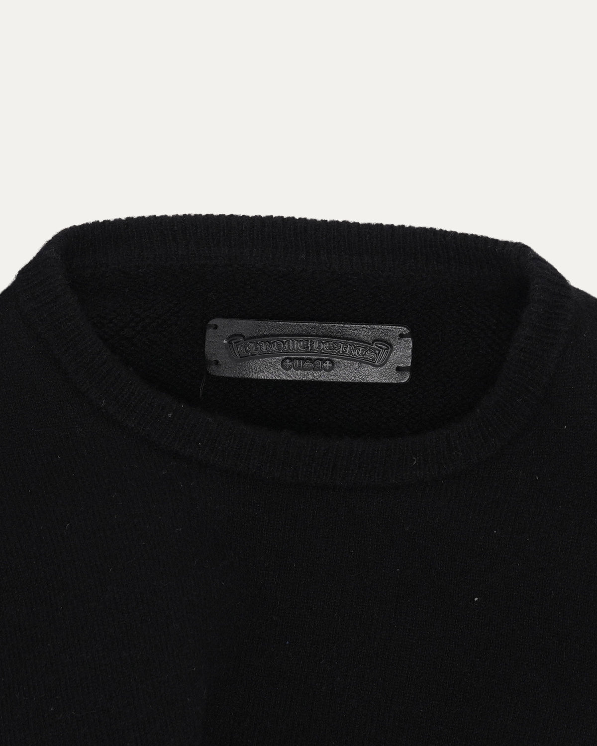 Life Sentence Cashmere Floral Cross Crewneck Sweater