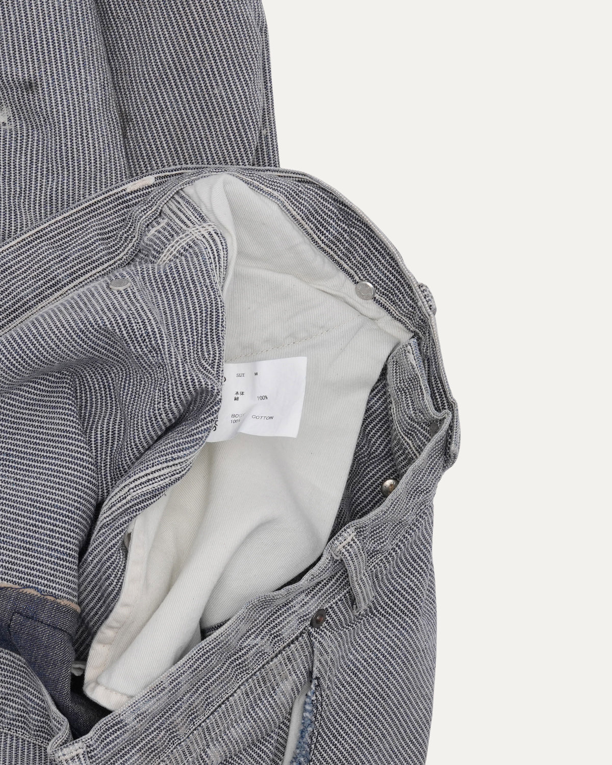 Herringbone Hickory Stripe Carpenter Pants