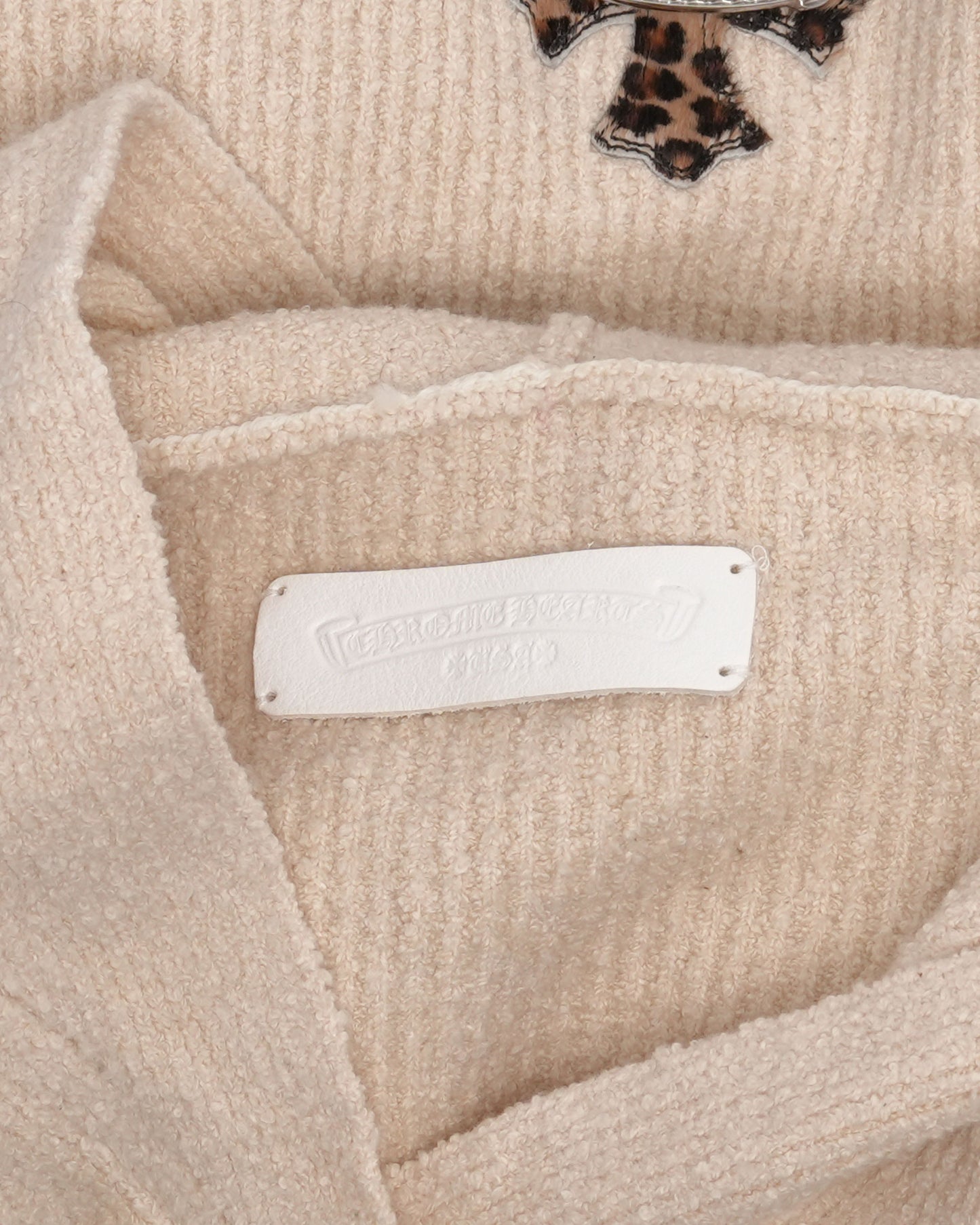 Cross Patch Hooded Sweater