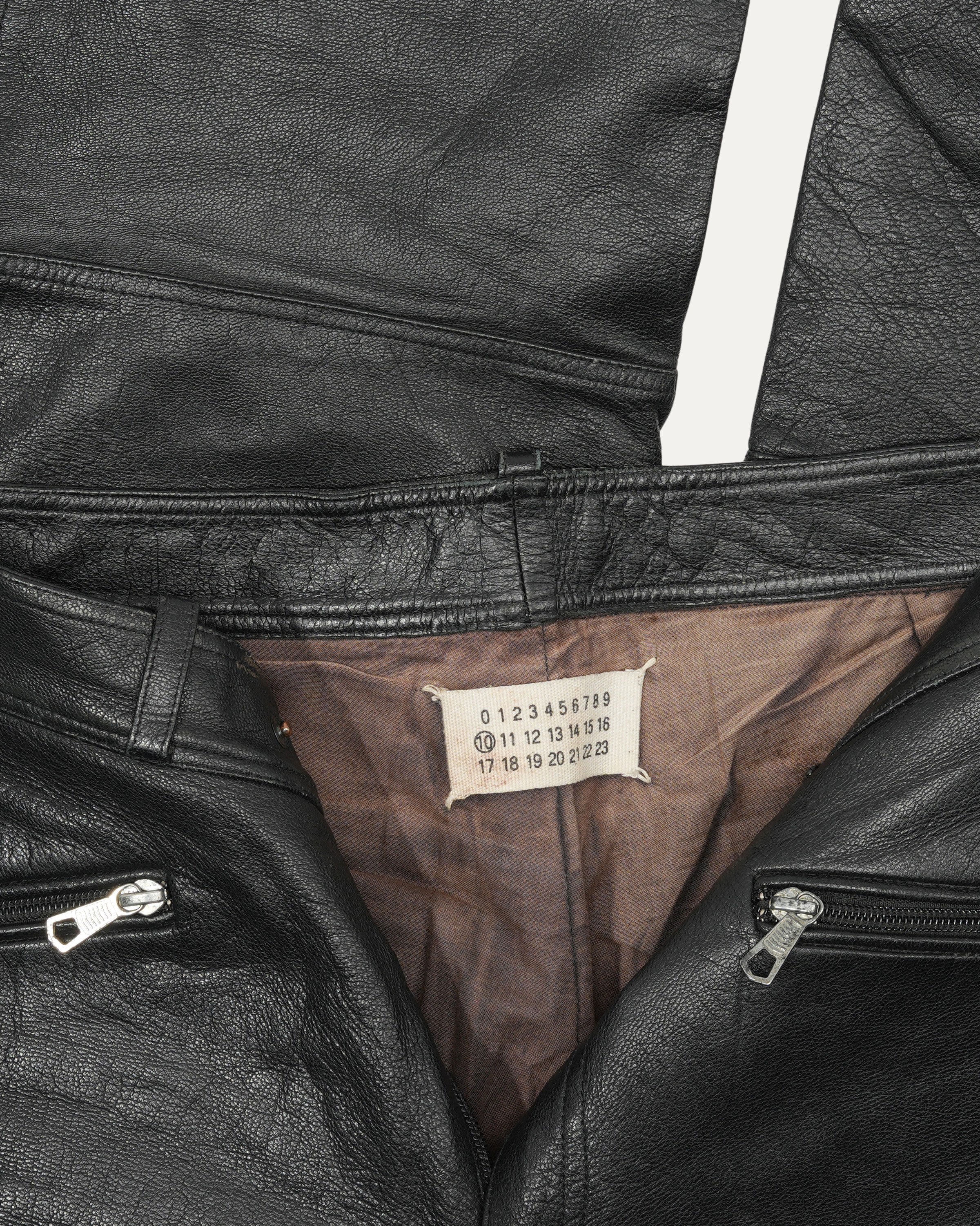 Leather Rider Pants