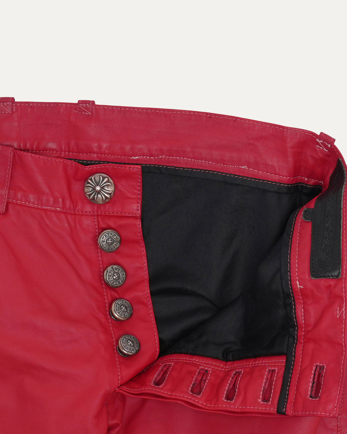 Flare Leather Pants