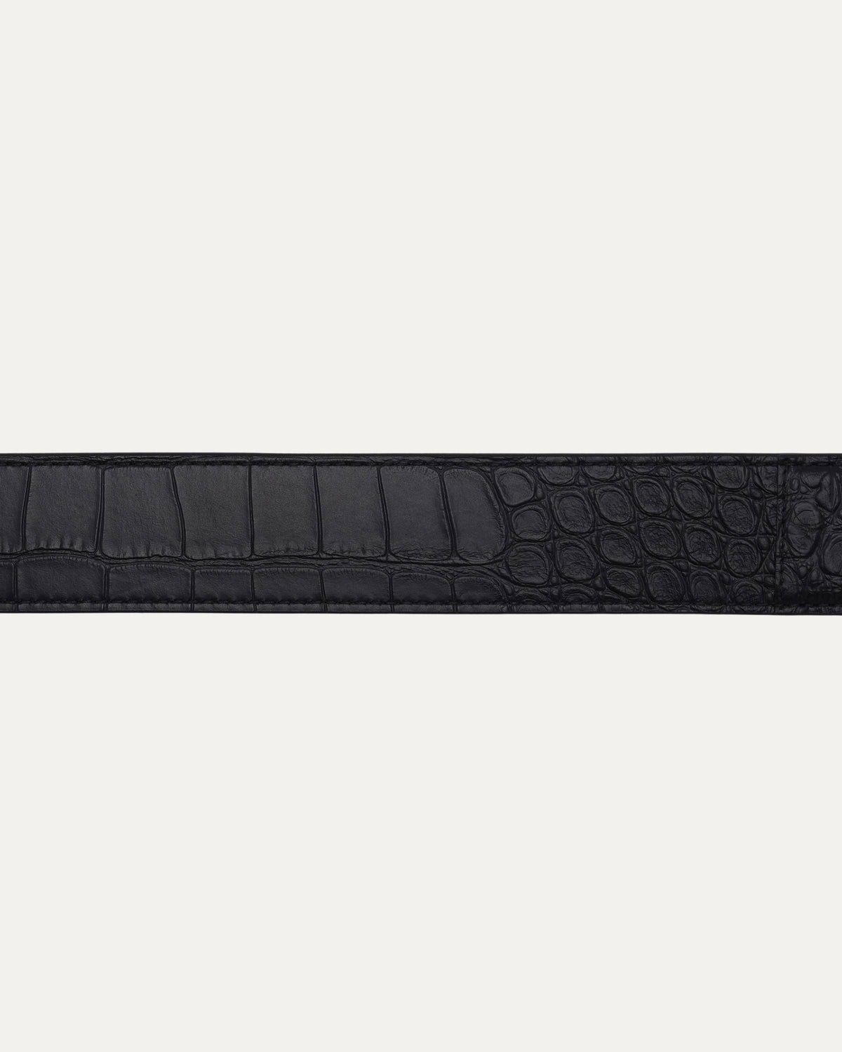 Crocodile Embossed Single B Belt