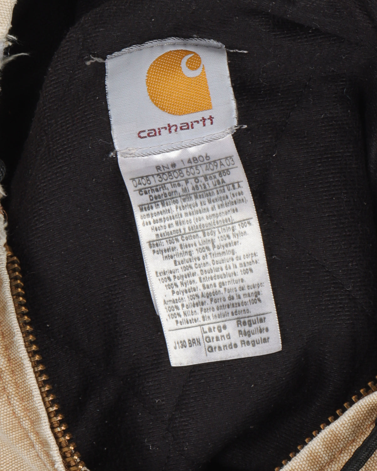 Carhartt Distressed Hooded Jacket