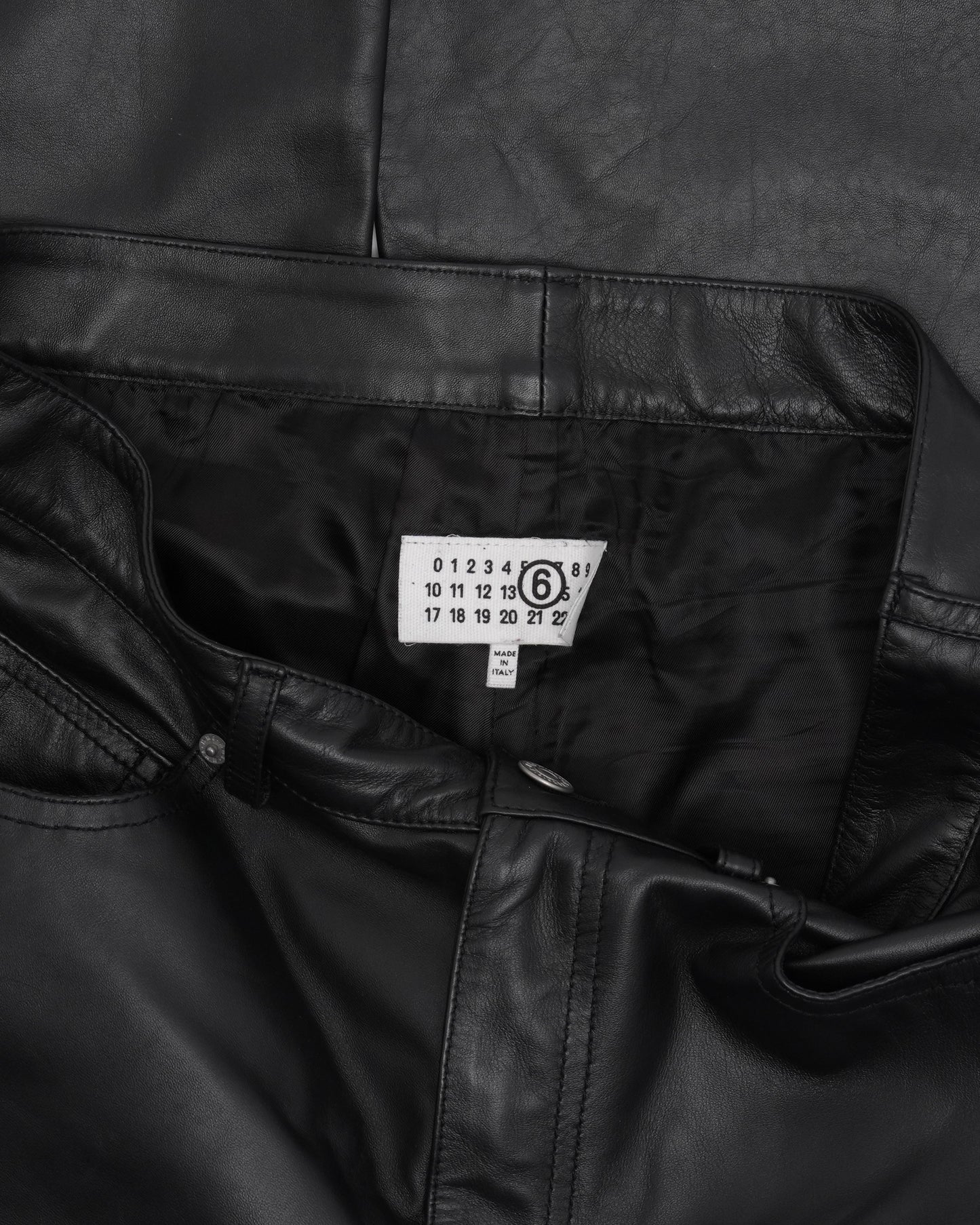 MM6 Leather Pants