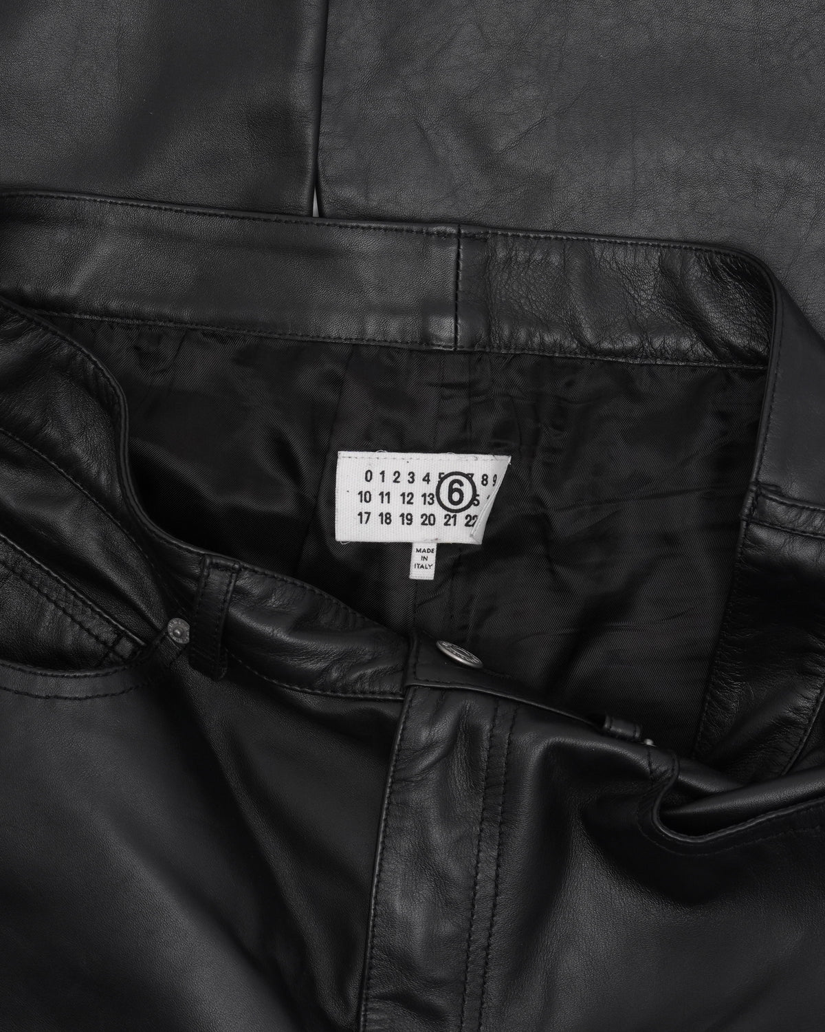 MM6 Leather Pants