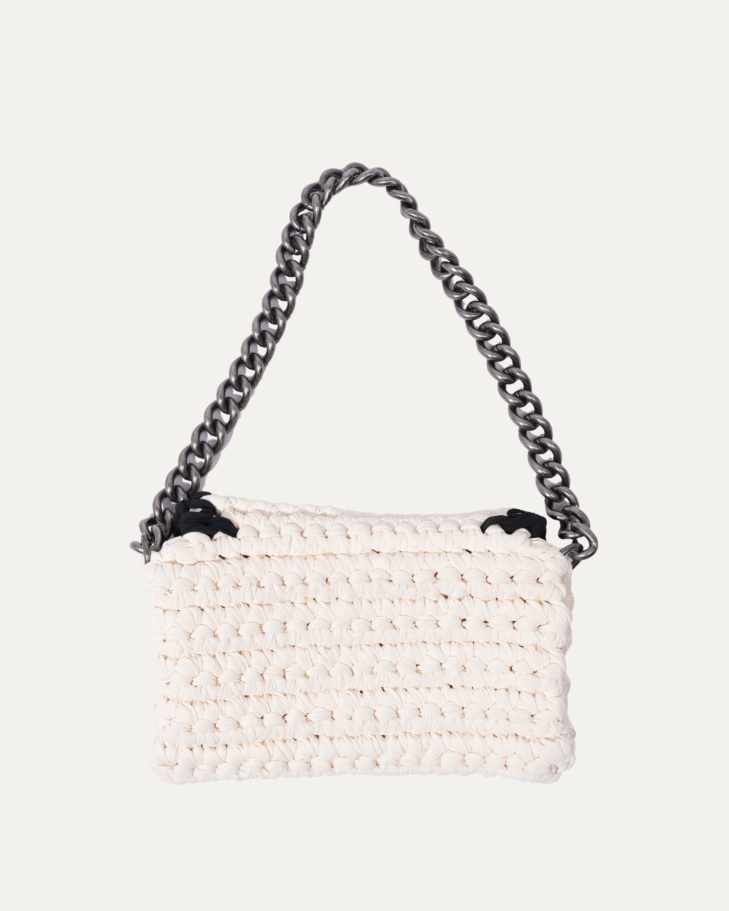 Fancy Crochet Flap Bag