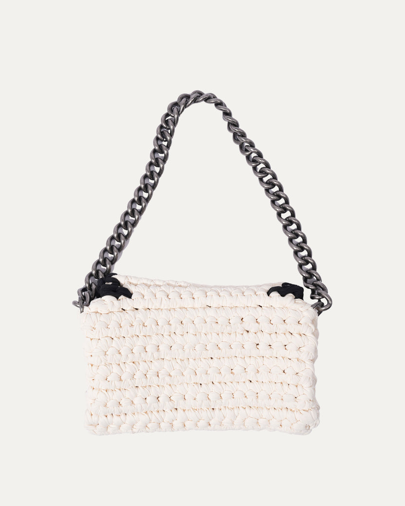 Fancy Crochet Flap Bag