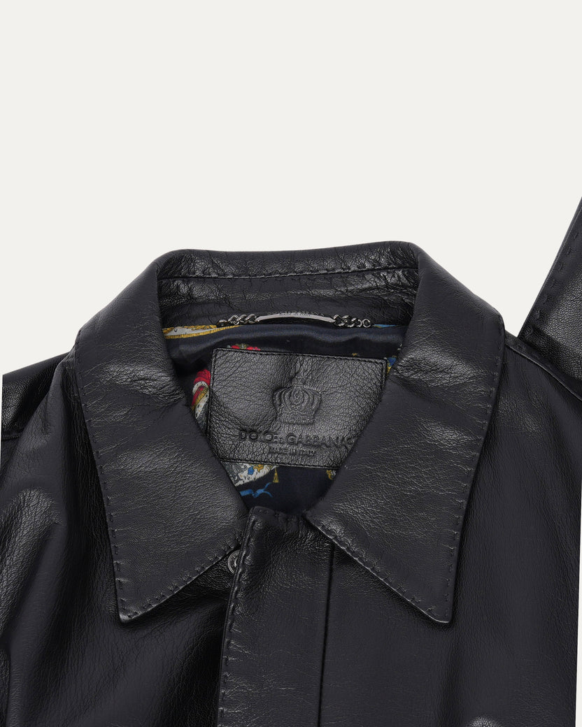 Leather Blouson