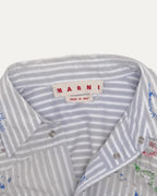 Striped Embroidered Shirt