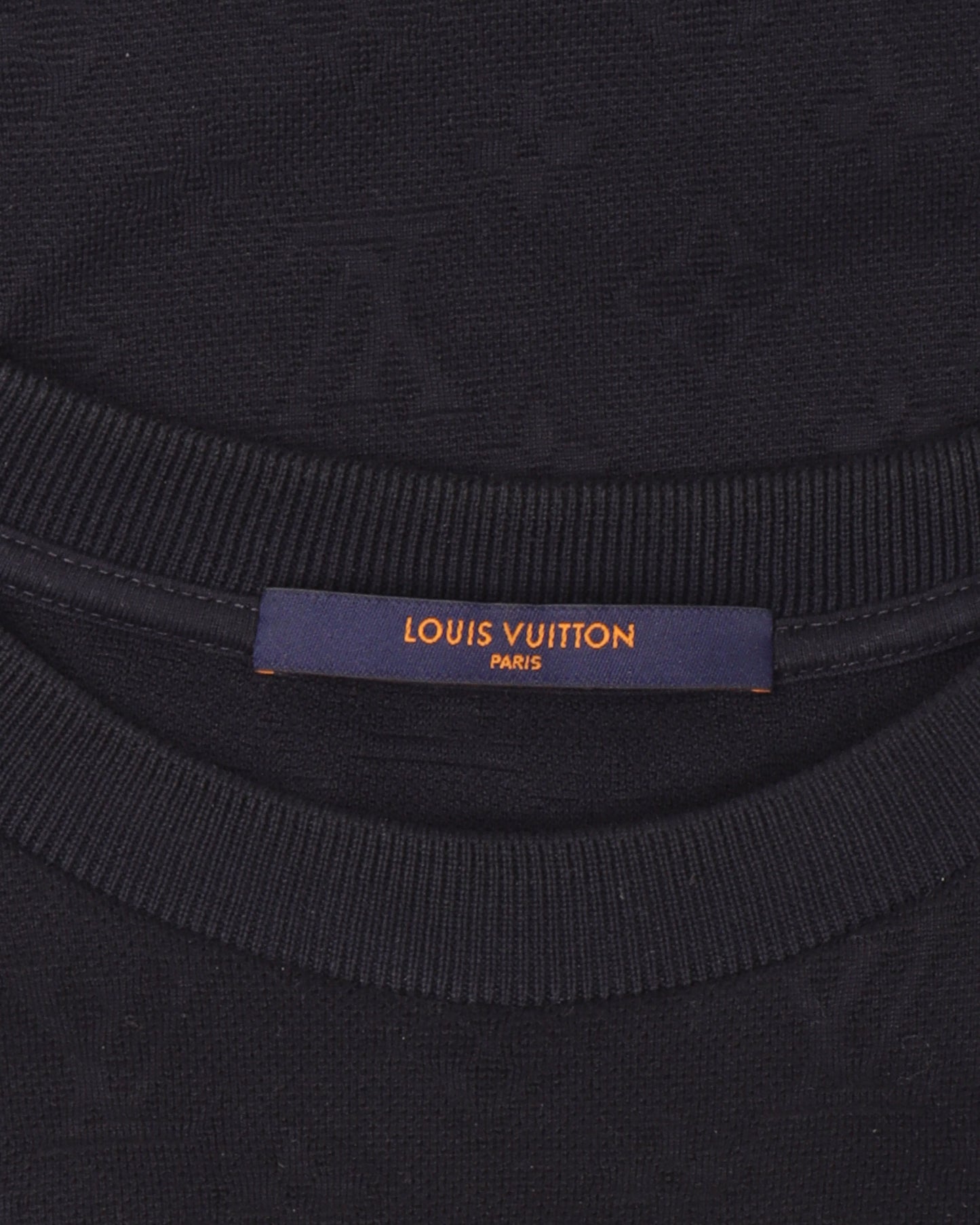 Knit Jacquard Monogram Pocket T-Shirt