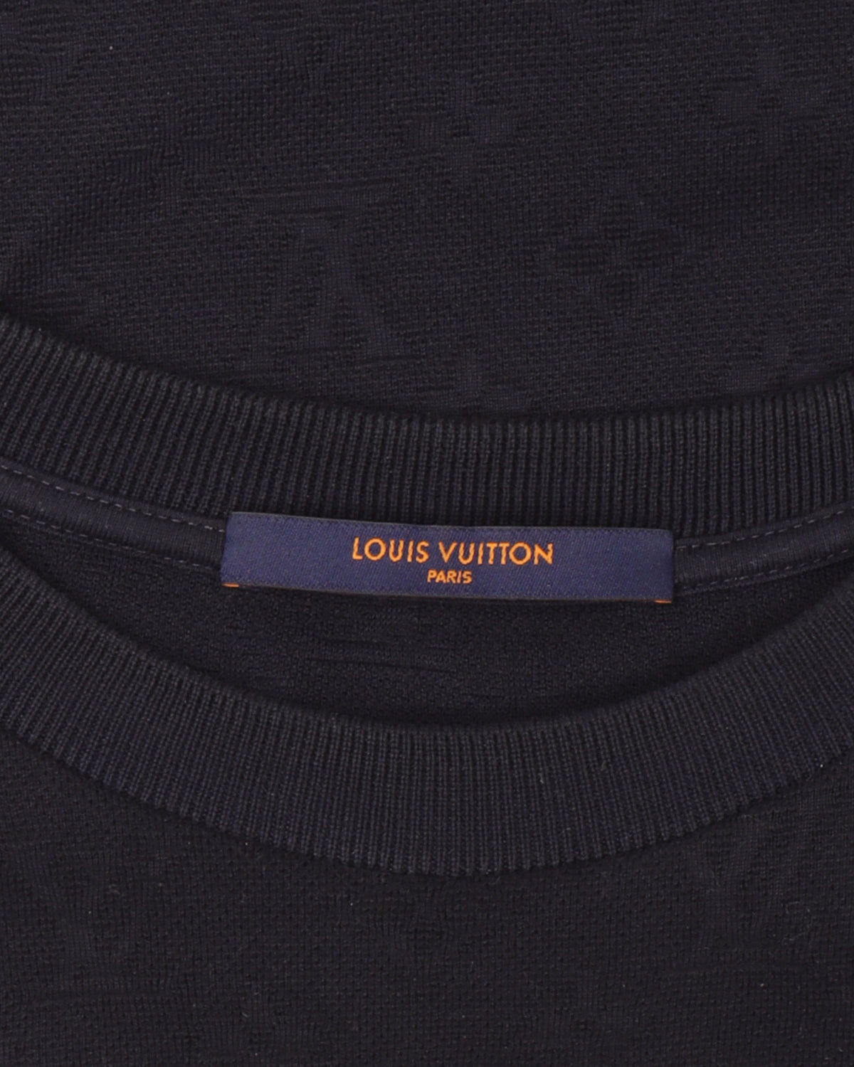 Knit Jacquard Monogram Pocket T-Shirt