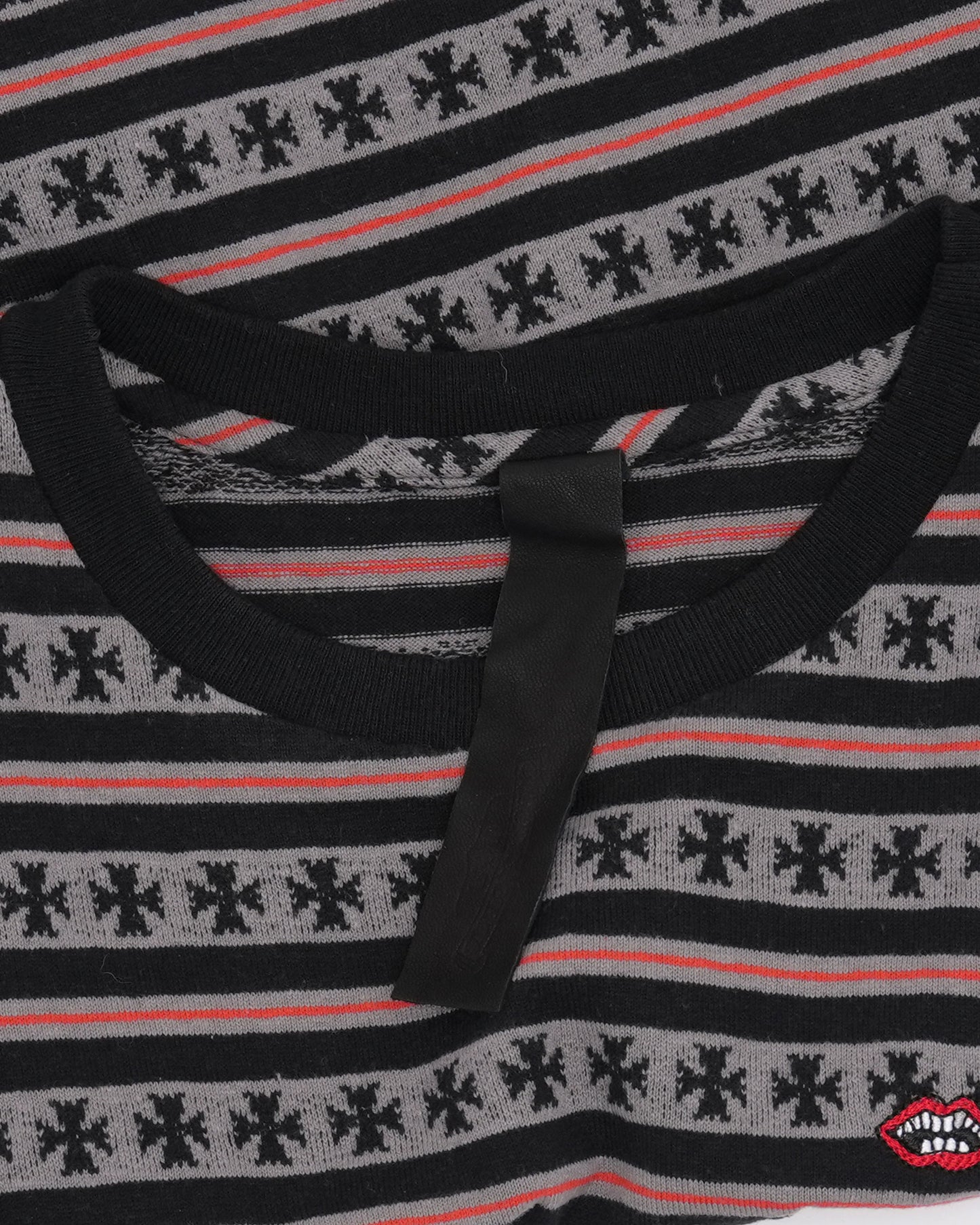 Cropped Matty Boy Teens From Mars Striped T-Shirt