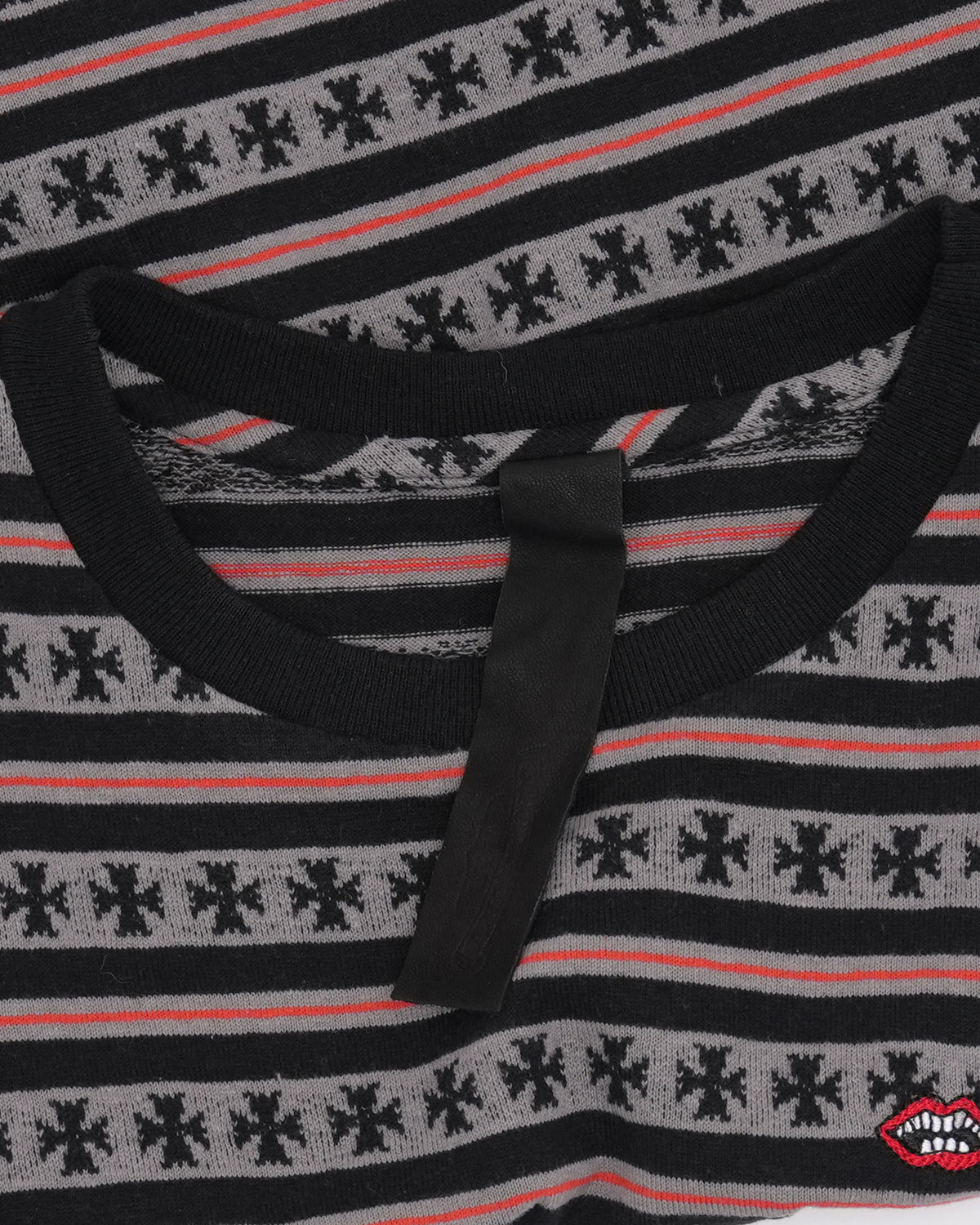 Cropped Matty Boy Teens From Mars Striped T-Shirt