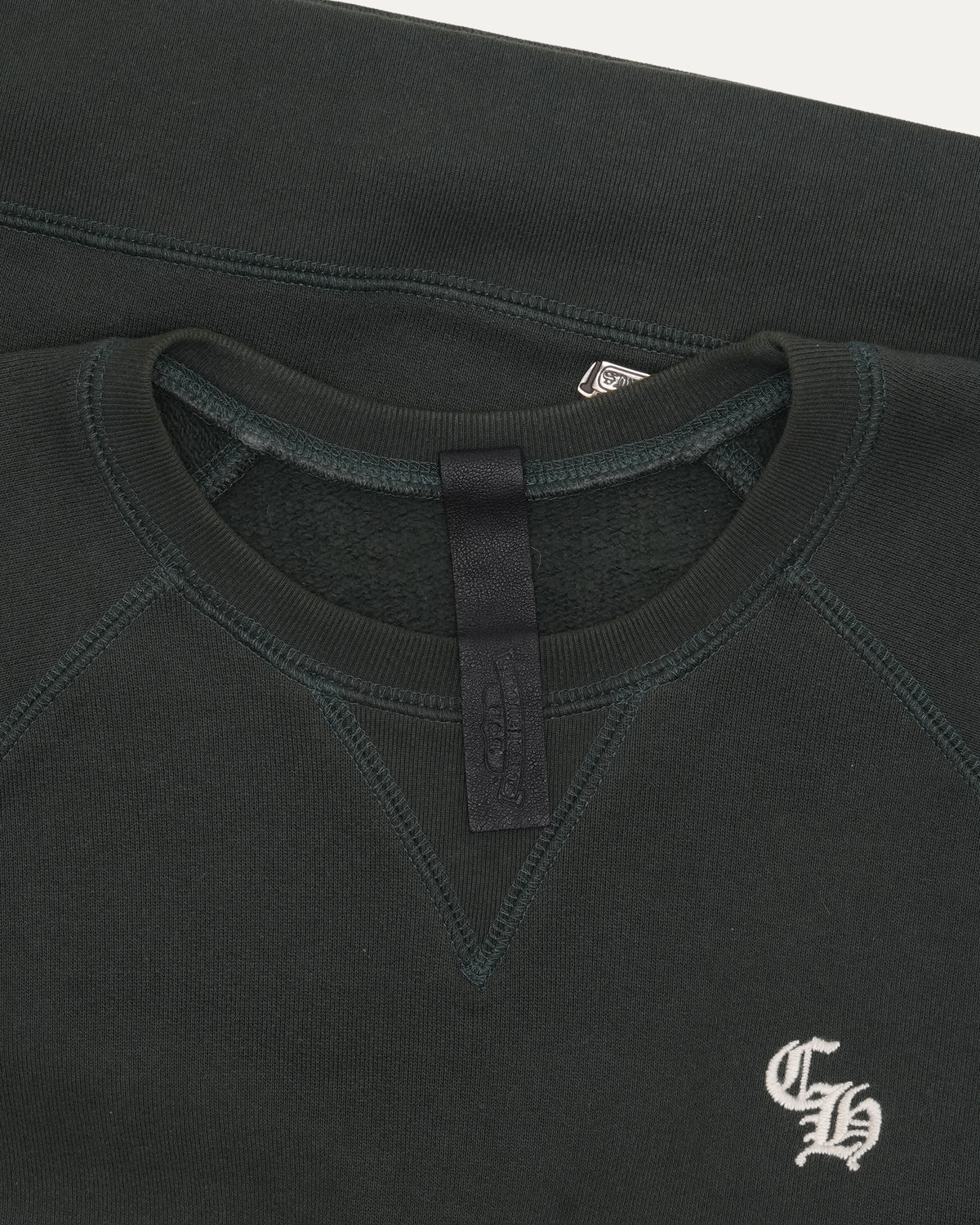 Embroidered Short Sleeve Crewneck Sweatshirt