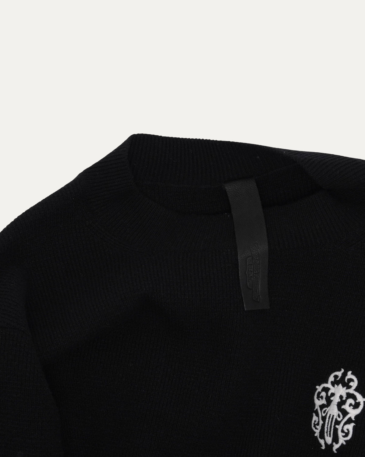 Embroidered Vine Dagger Sweater