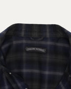 Leather Accent Fleur Yoke Flannel Shirt
