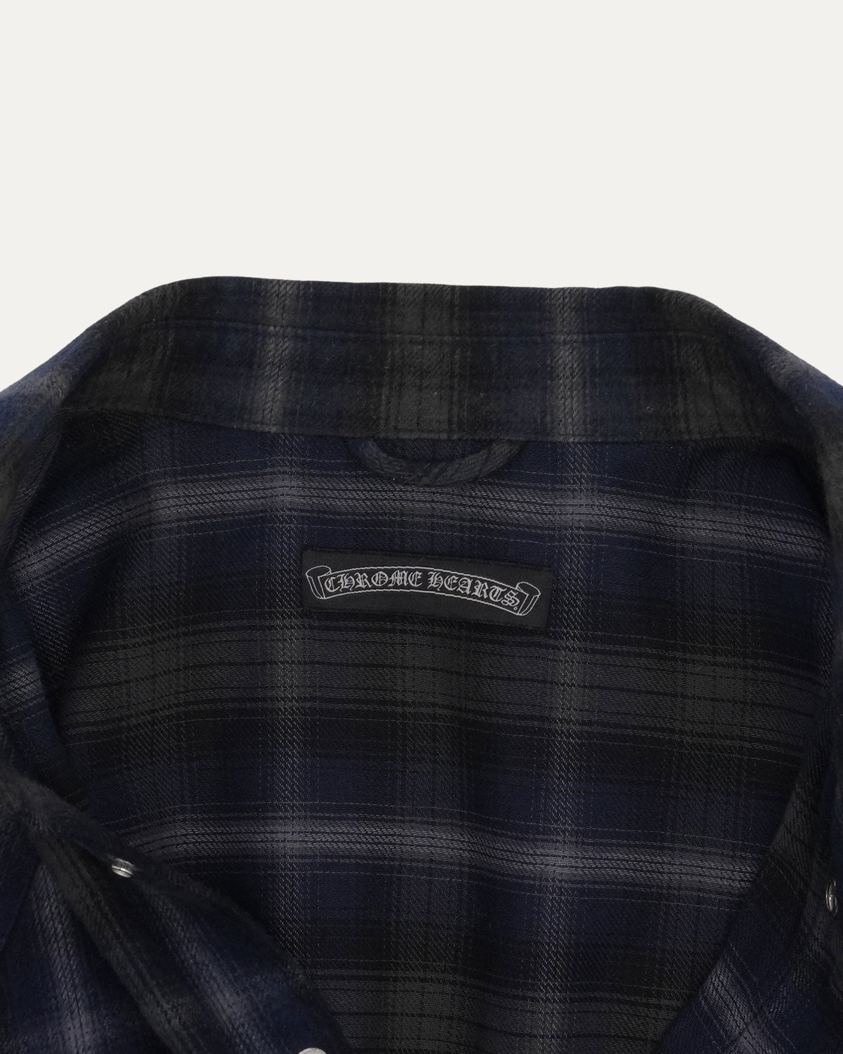 Leather Accent Fleur Yoke Flannel Shirt