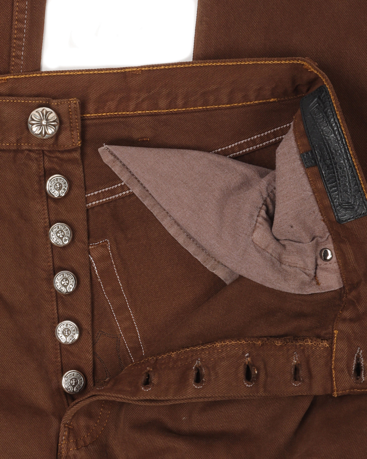 NYFW Exclusive Zebra Cross Patch Jeans