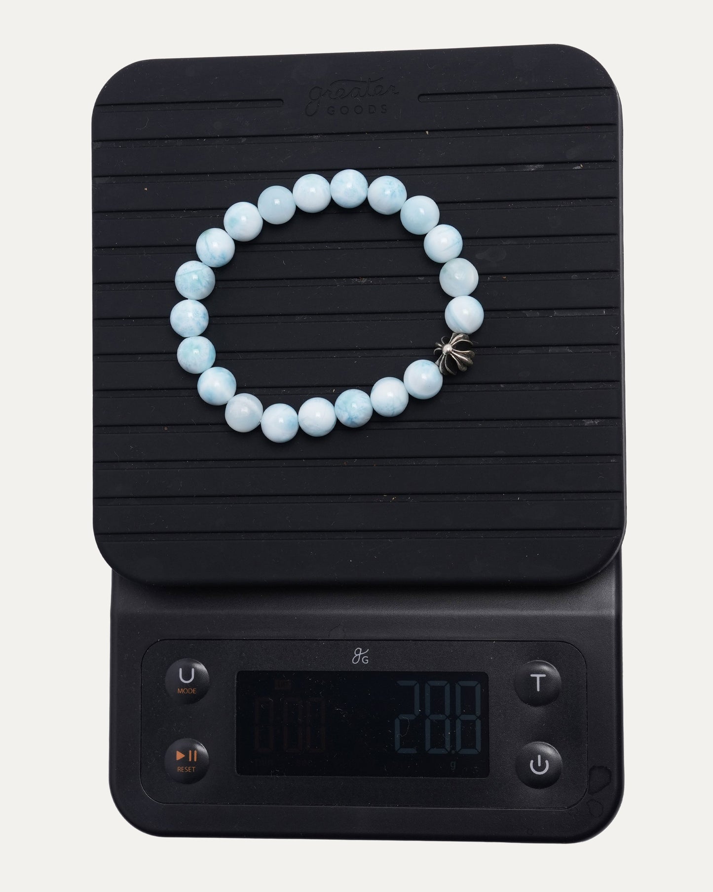 6mm Plus Cross Bead Bracelet