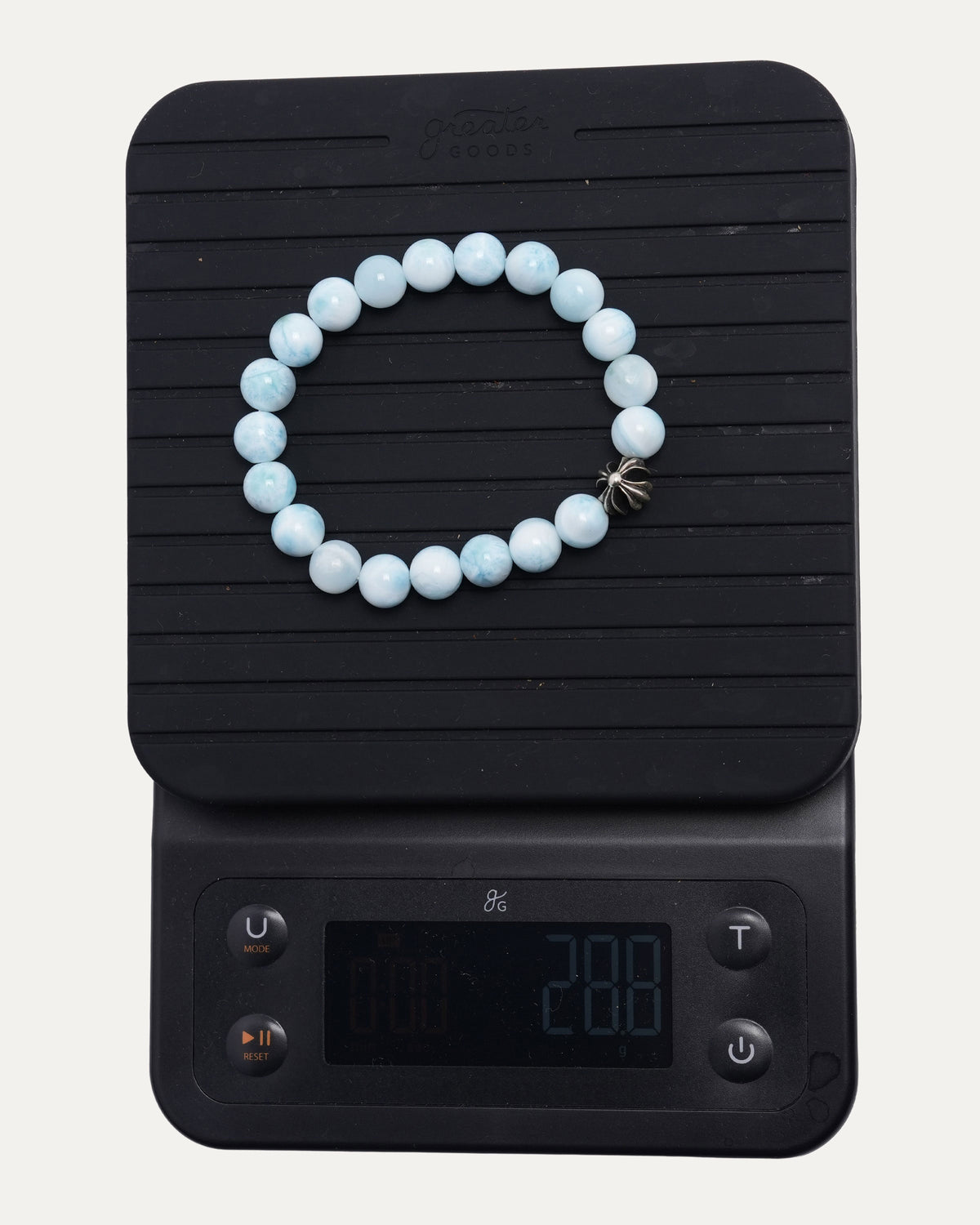 6mm Plus Cross Bead Bracelet