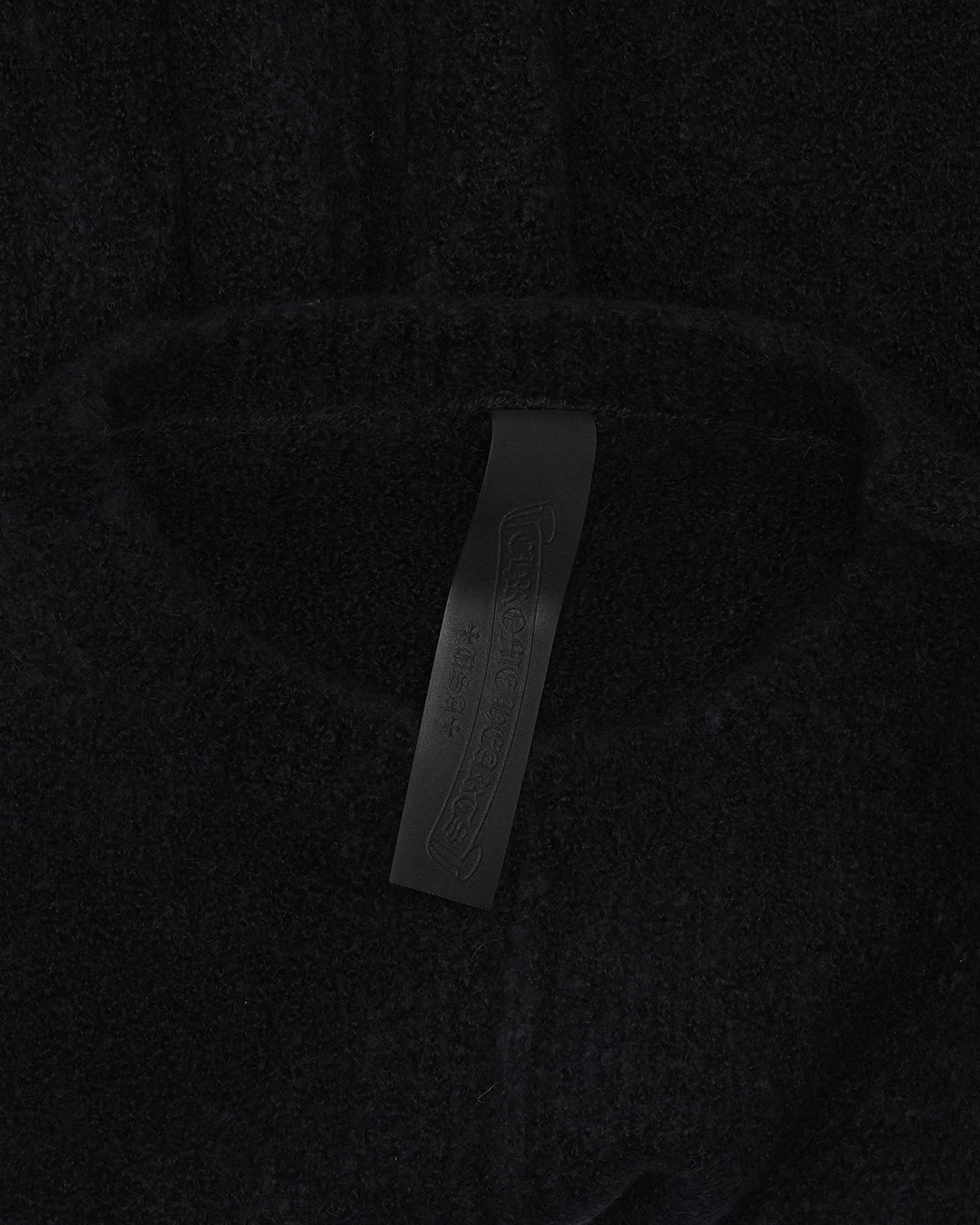 Pony Hair Cross Patch Cashmere-Silk Blend Sweater