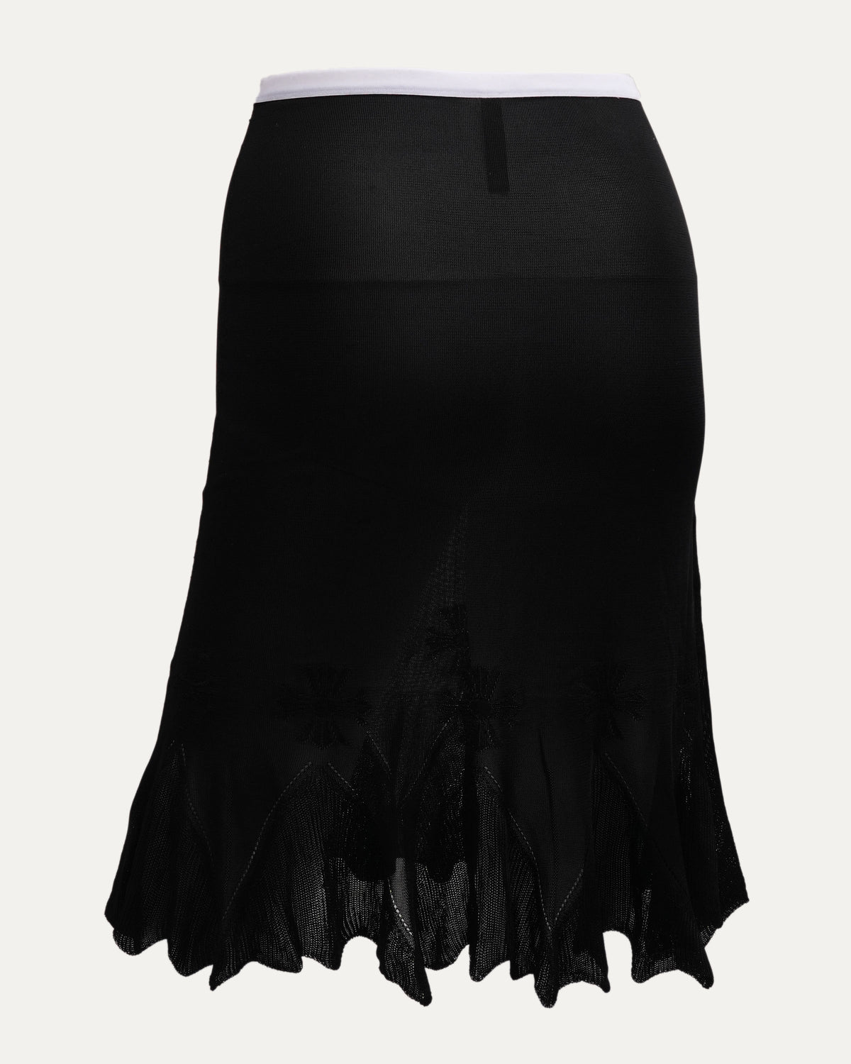 Plus Cross Sheer Fishtail Skirt