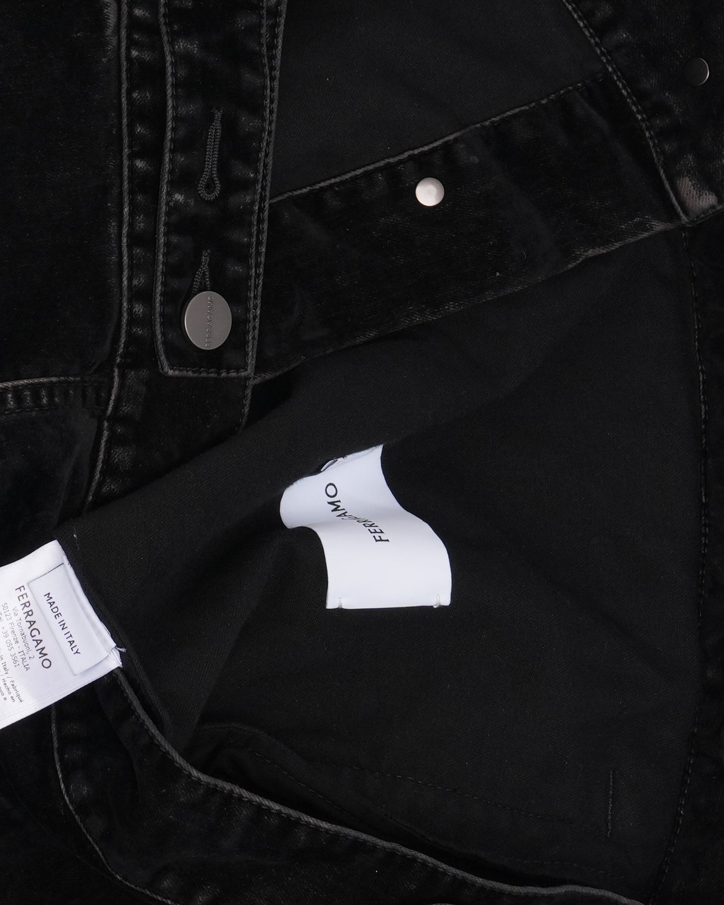 Flocked Trucker Jacket