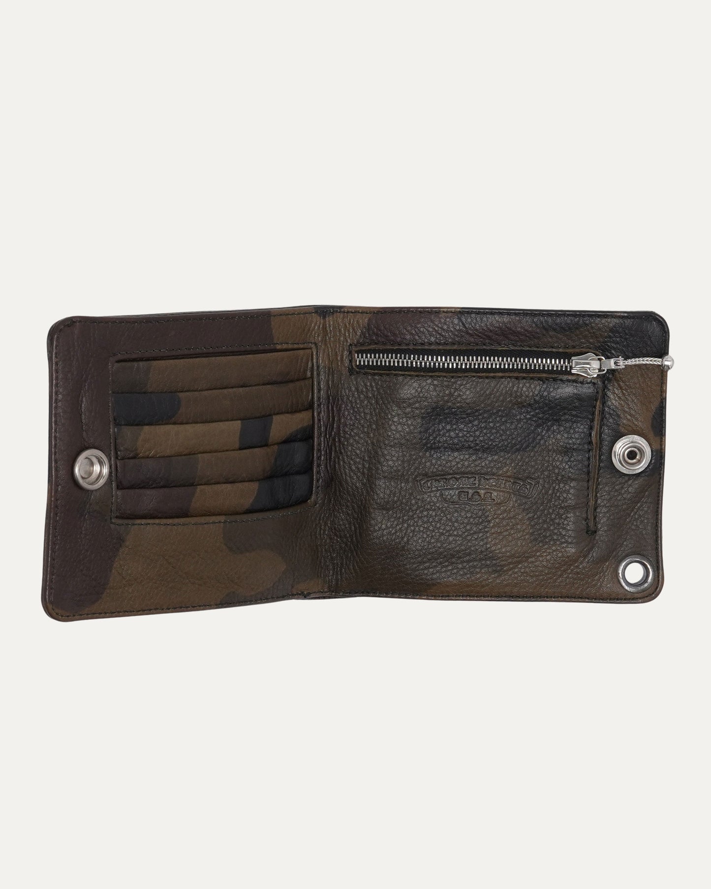Camouflage Leather Bifold Wallet