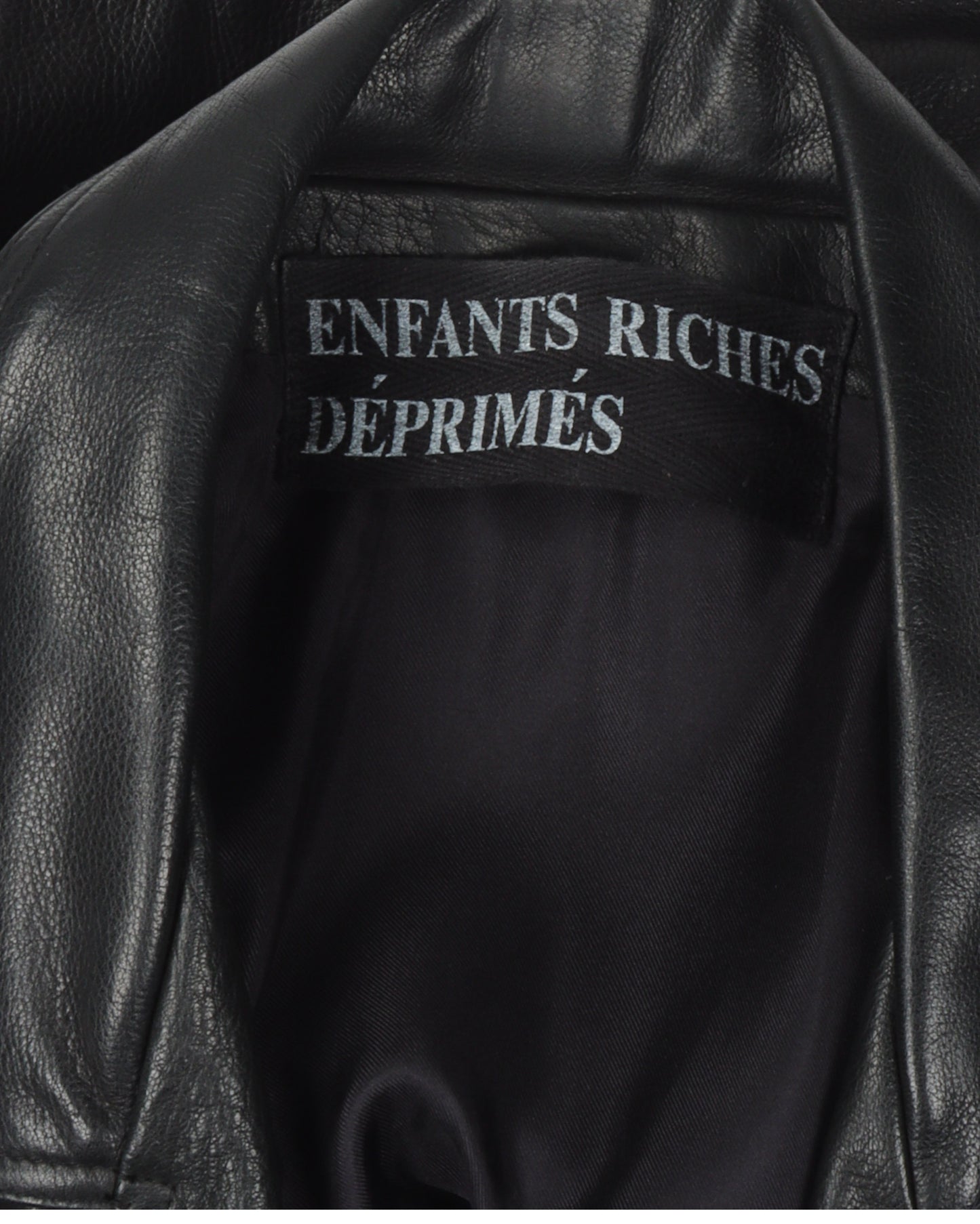 Chess Board Leather Jacket