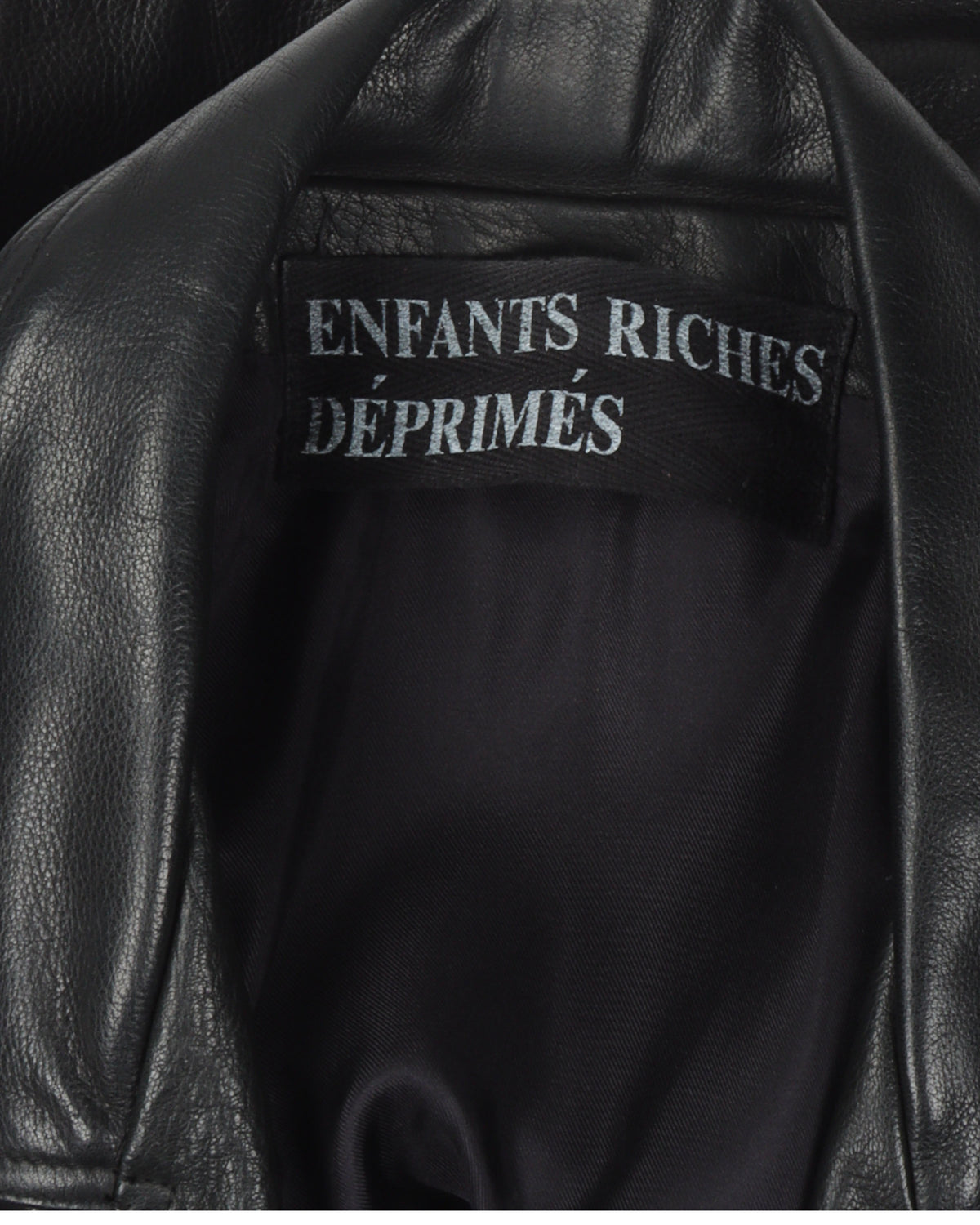 Chess Board Leather Jacket