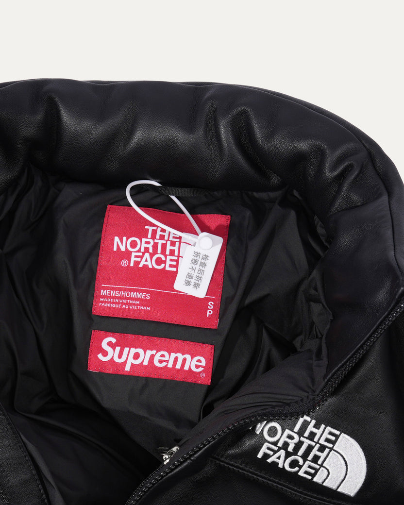 The North Face Leather Nuptse Jacket