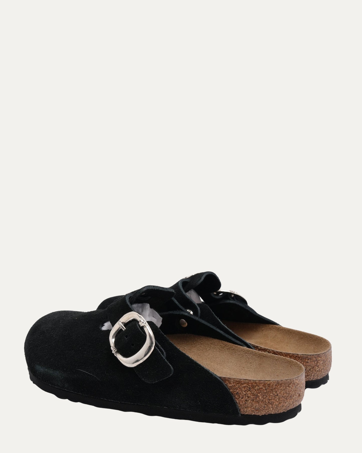 Dagger Embellished Birkenstock Boston Suede Mule