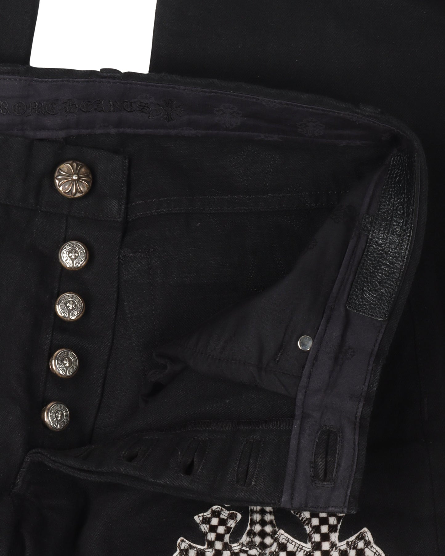 Cross Patch Fleur Knee Jeans