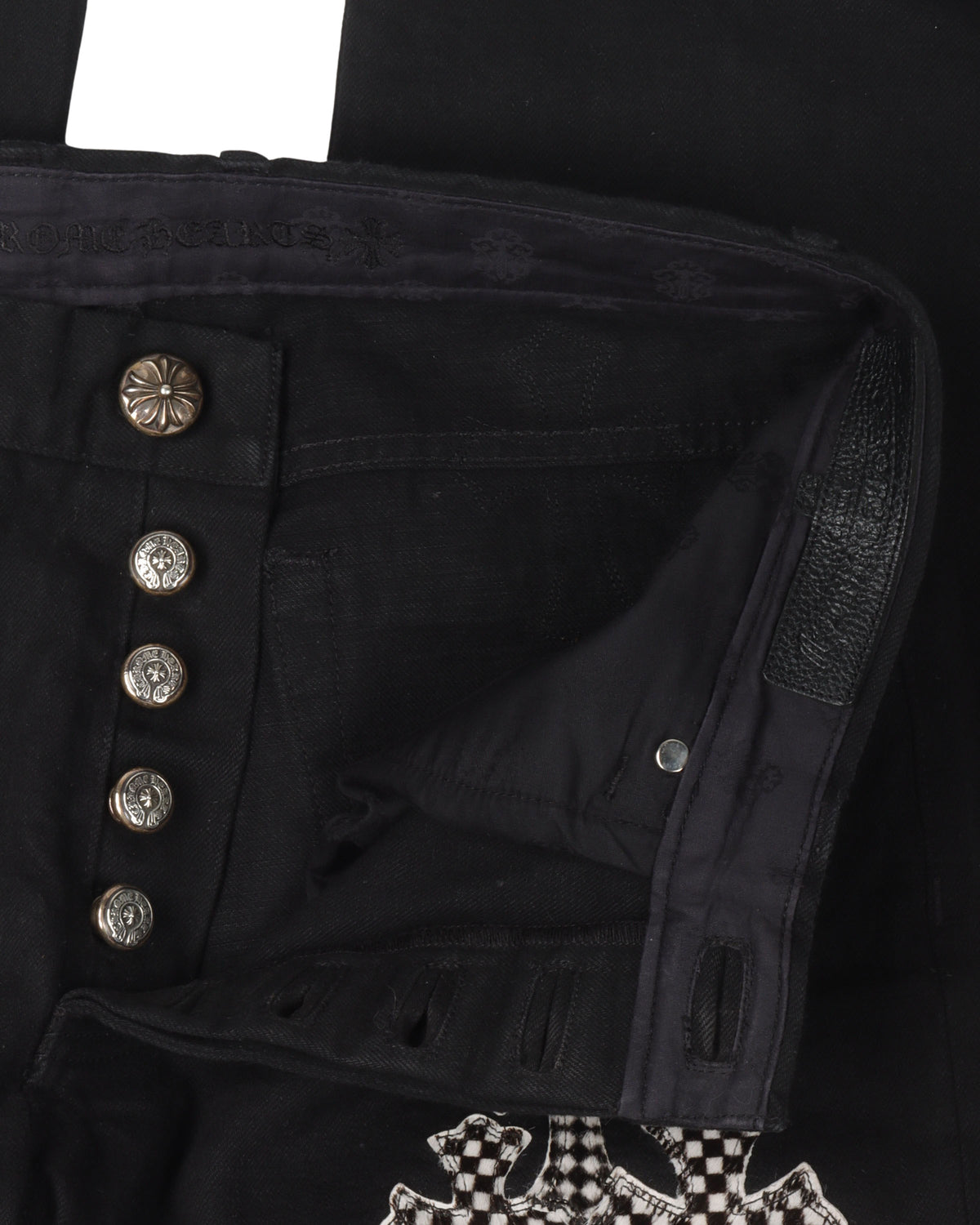 Cross Patch Fleur Knee Jeans