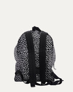 Leopard Print Canvas City Backpack