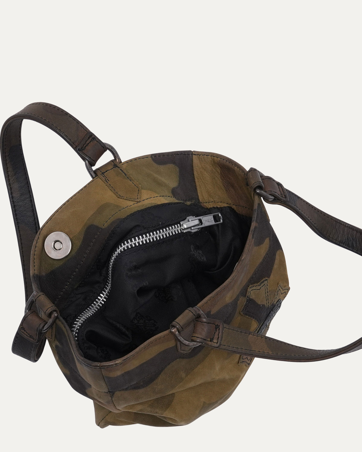 Camouflage Cross Patch Mini Tote Bag