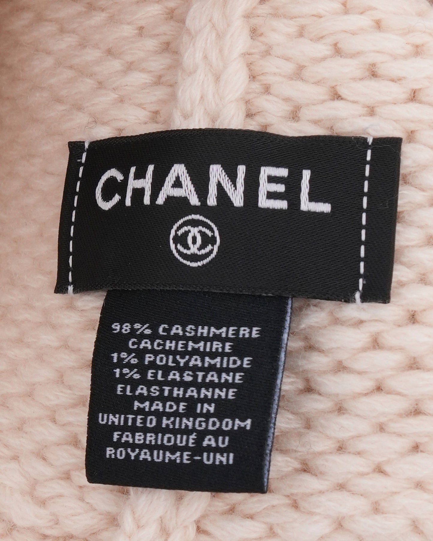 CC Embroidered Cashmere Beanie