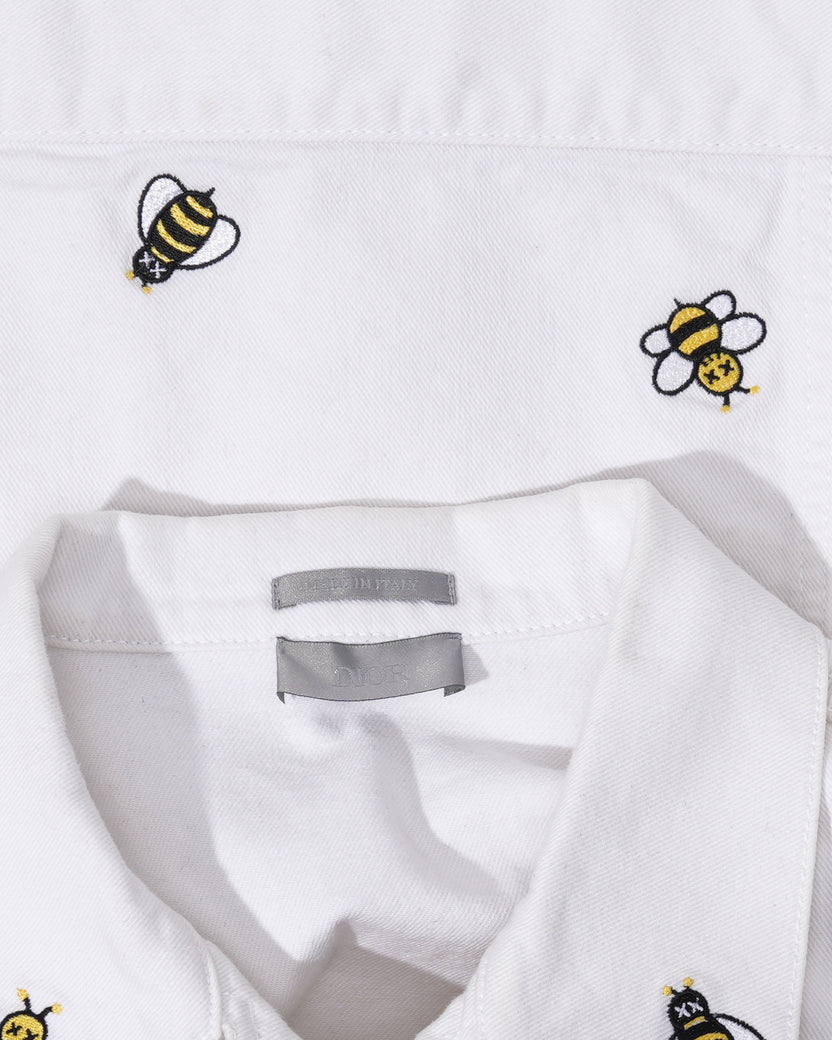 KAWS Bee Embroidery Denim Jacket