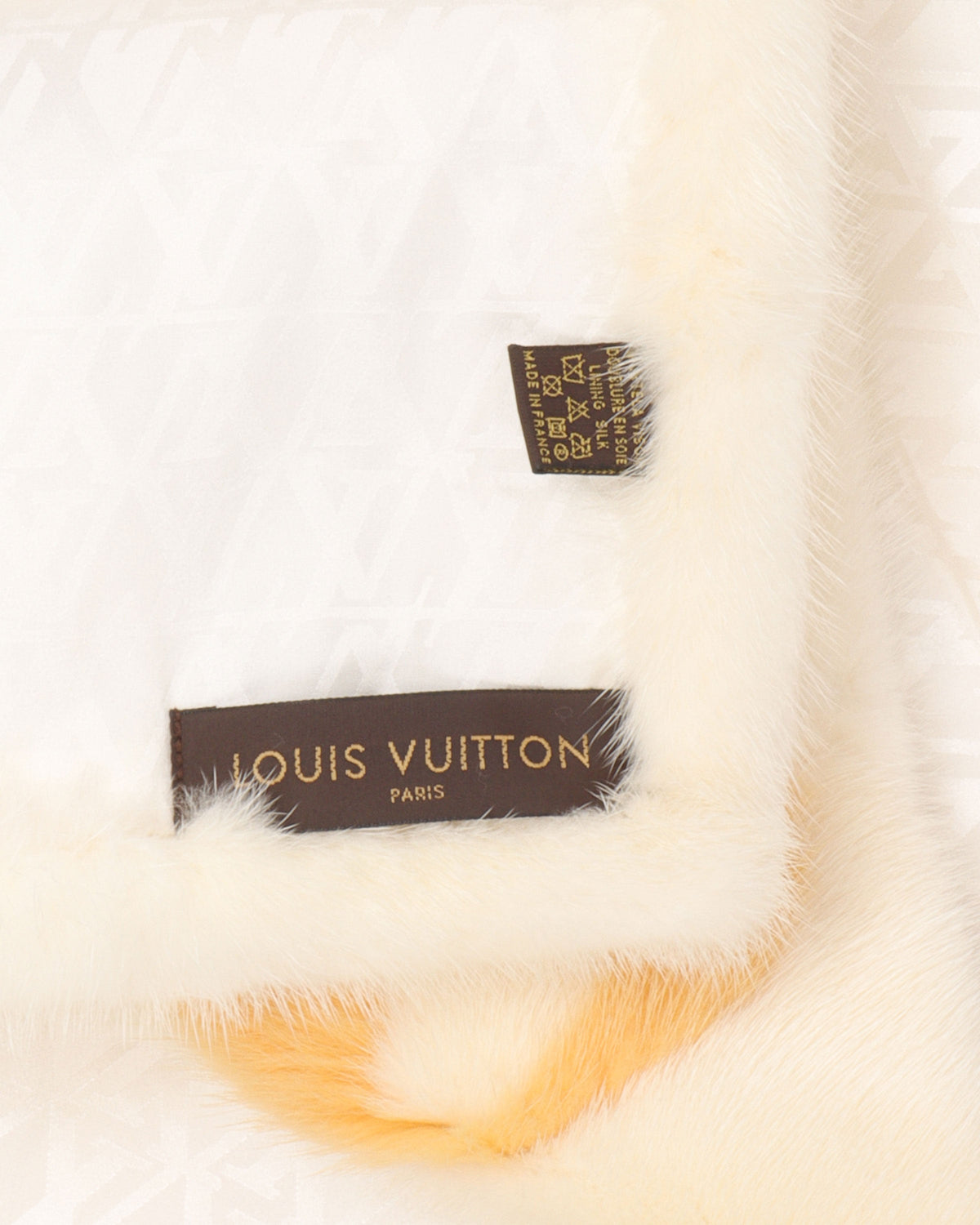 Takashi Murakami Multicolor Mink Fur Scarf