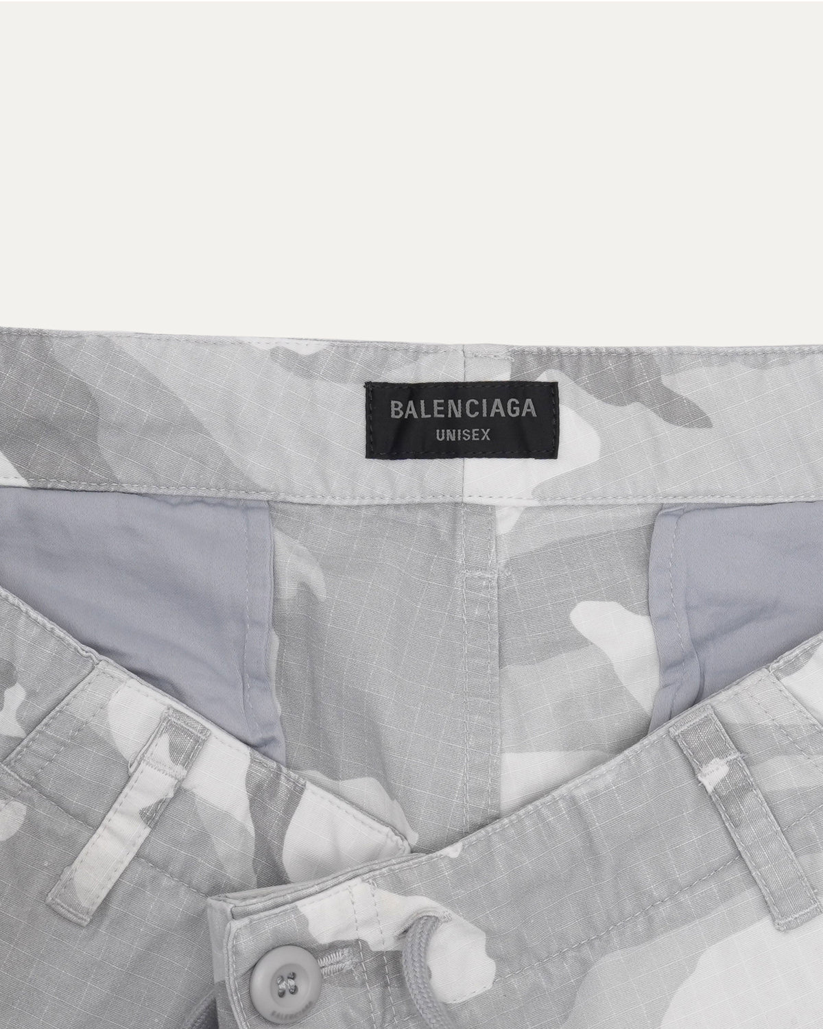 Snow Camo Cargo Shorts
