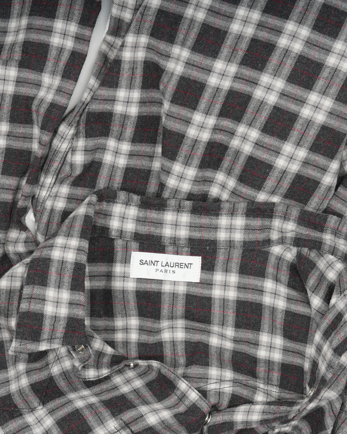 Raw Hem Western Flannel Shirt