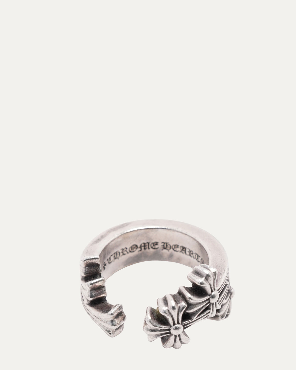 Triple Cross Curve Ring
