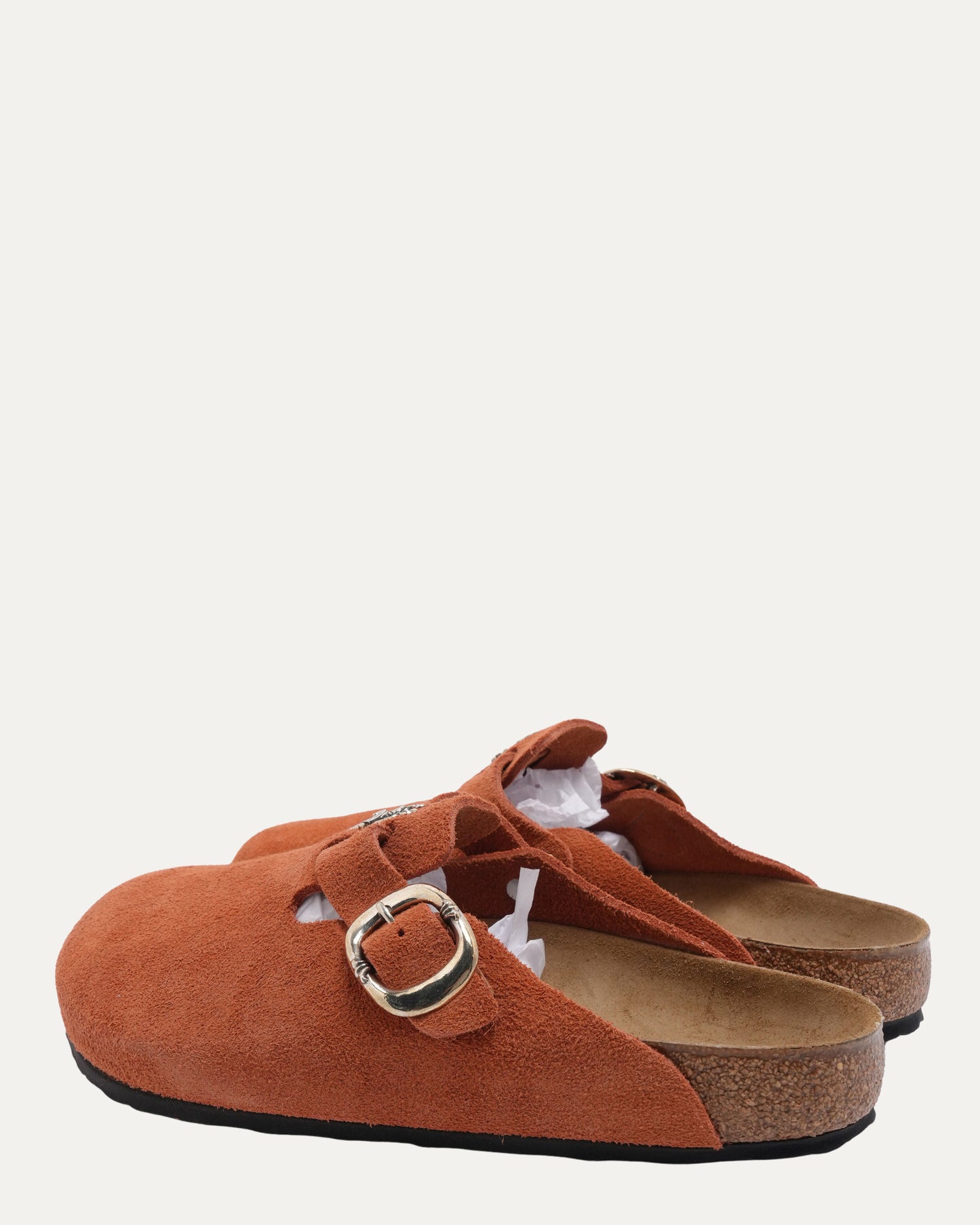 Dagger Embellished Birkenstock Boston Suede Mule