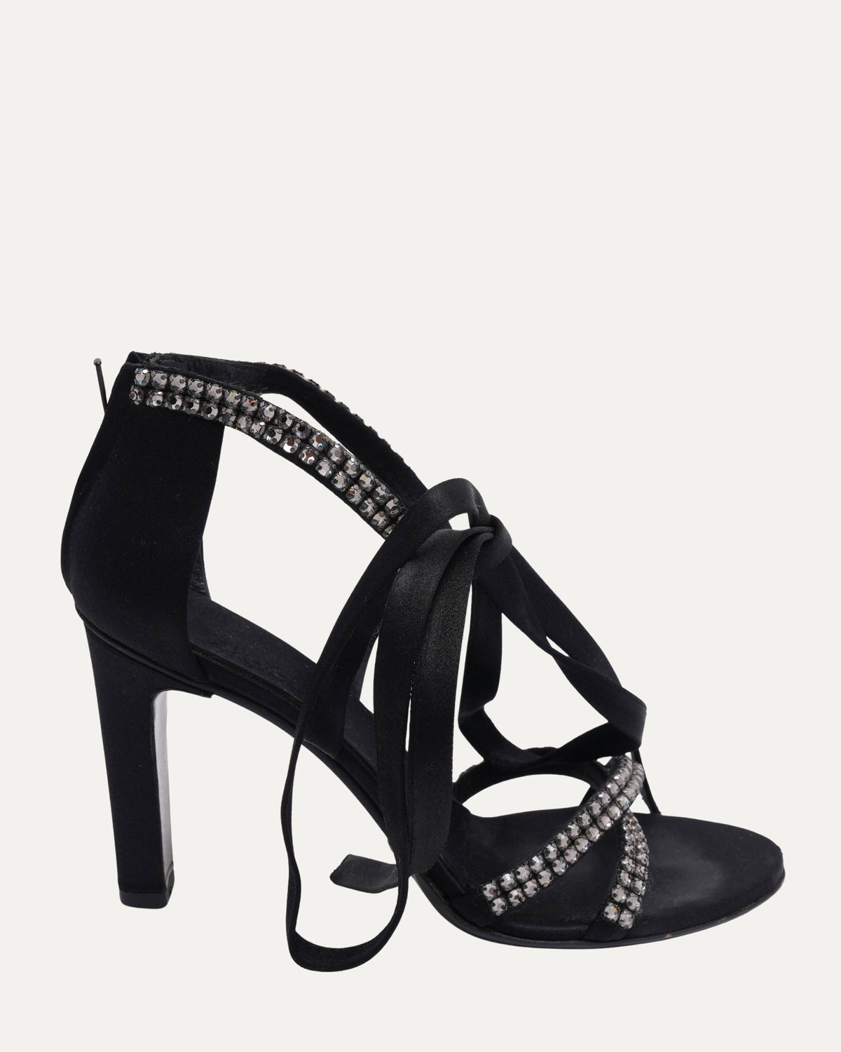FW 2004 Satin and Crystal Heels