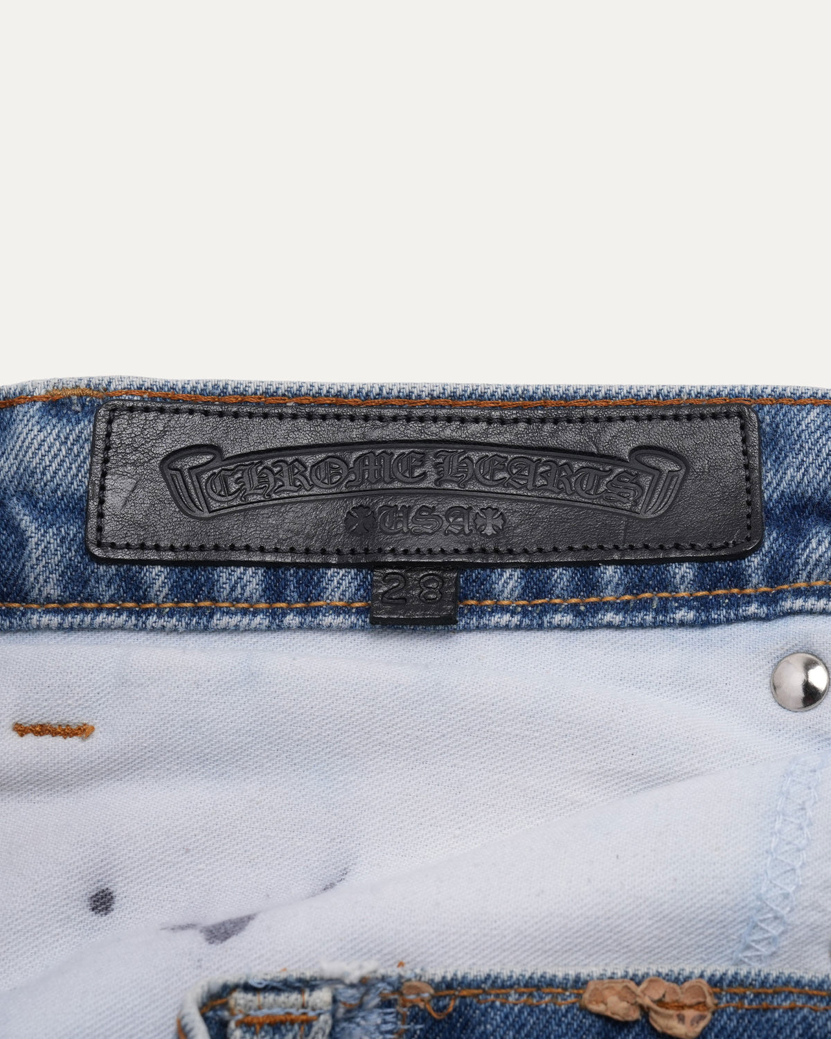 Levi's Cross Patch Denim Skirt