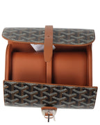 Goyardine Double Travel Watch Case
