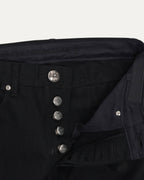Raw Selvedge Cross Patch Fleur Knee Jeans