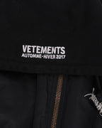 FW17 Total Fucking Darkness Cropped Bomber Jacket